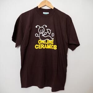 Online Ceramics 🐌 Snail Logo Tee Sz M